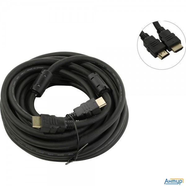 Exegate Ex287726rus Кабель Hdmi Exegate Ex-cc-hdmi2-10.0f (19m/19m, V2.0, 10м, 4k Uhd, Ethernet, фер