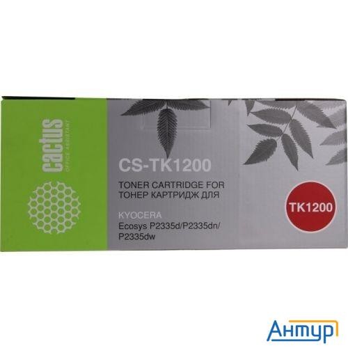 Cactus Tk-1200 Тонер-картридж для Kyocera Ecosys P2335d/p2335dn/p2335dw черный (3000стр.)