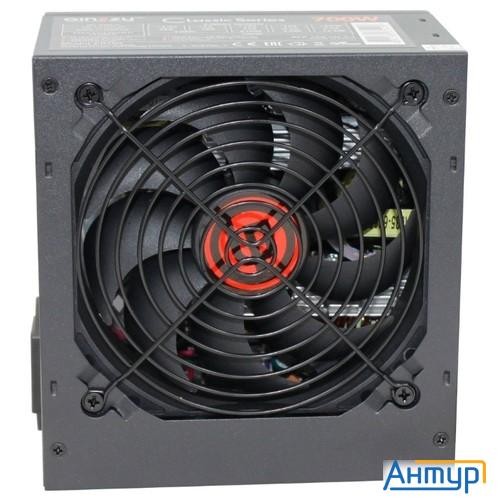 Ginzzu Cb700 12cm Black,24+4p,2 Pci-e(6+2), 6*sata, 3*ide,оплетка Mb, кабель питания