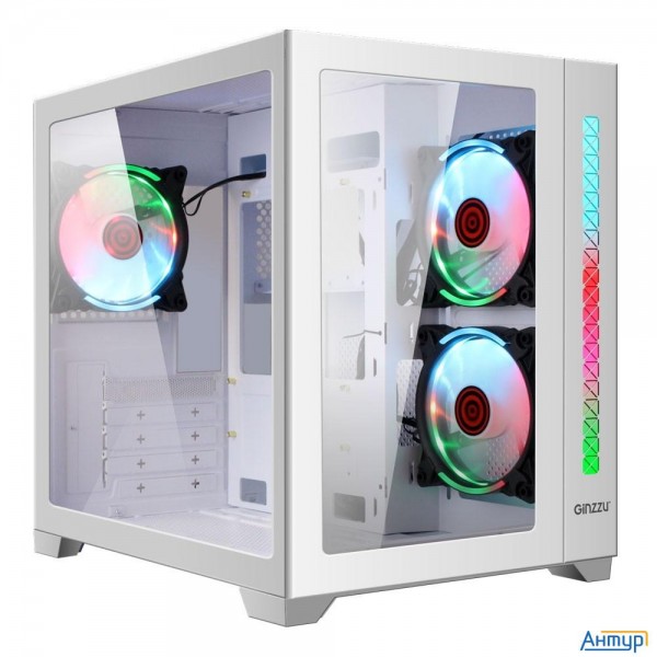 Ginzzu V450 Rgb Белый Crc6  Fan12cm Rgb*3