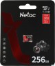 Флеш-накопитель Netac Карта памяти Netac Microsd P500 Extreme Pro 256gb, Retail Version Card Only