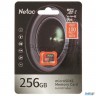 Флеш-накопитель Netac Карта памяти Netac Microsd P500 Extreme Pro 256gb, Retail Version Card Only
