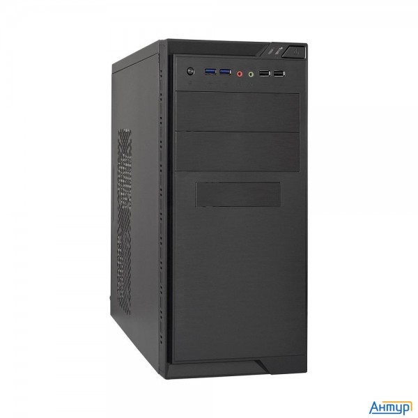 Exegate Ex283239rus Корпус Minitower Exegate Ma-372ux Black, Matx <un600, 120mm> 2*usb+2*usb3.0, Aud