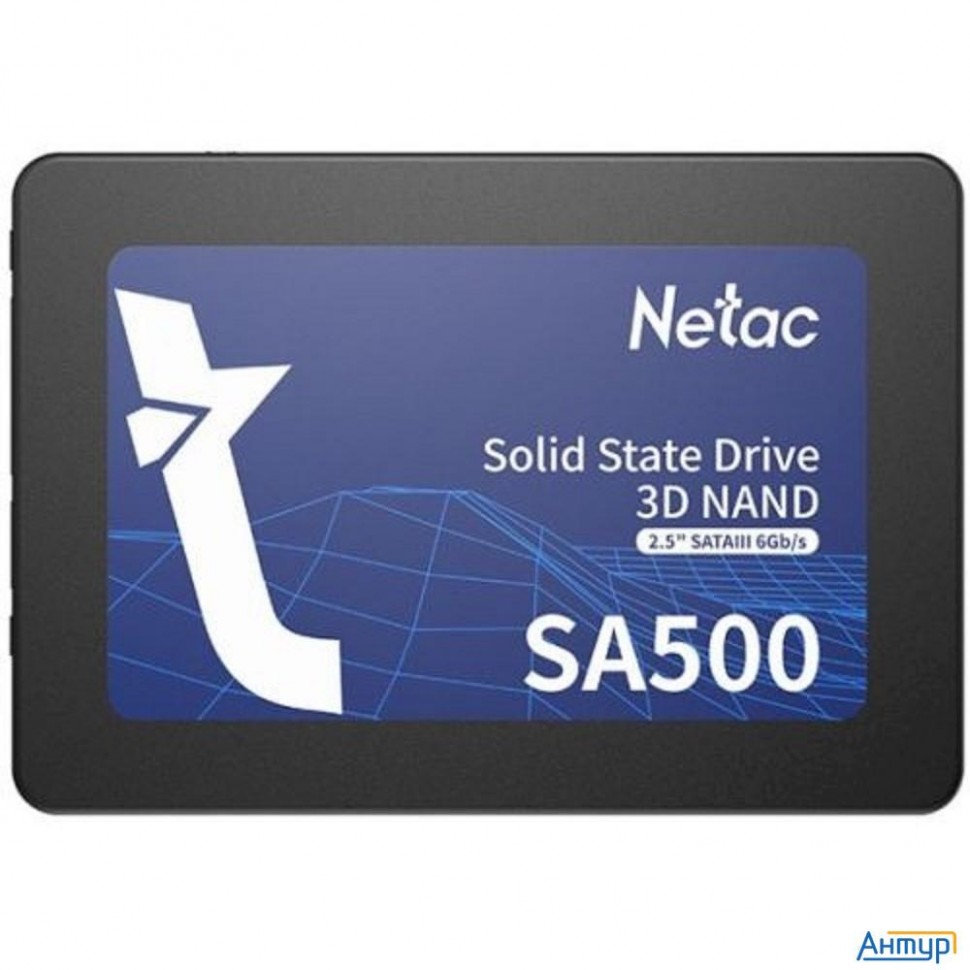 Накопитель Ssd Netac Sata Iii 256gb Sa500 Series 2.5" (nt01sa500-256-s3x)