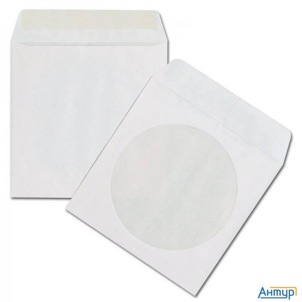 Конверт бумажный для Cd с окном