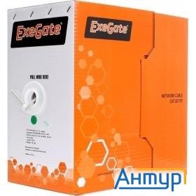 Exegate Ex264556rus Кабель Utp 4 пары кат.5e Exegate чистая 100% медь, бухта 305м, серый,  Pvc