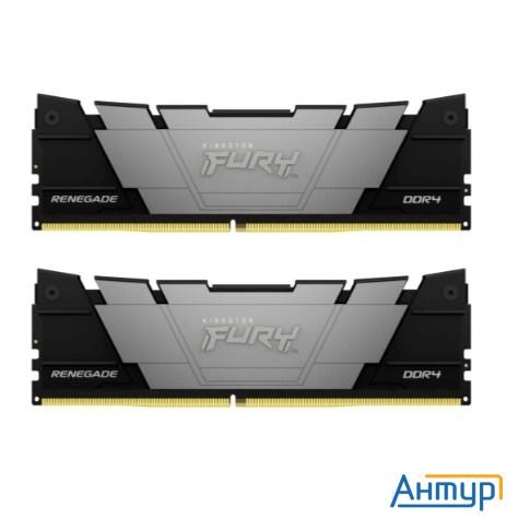 Kingston 32gb3200mt/s Ddr4 Cl16dimm (kit Of 2)1gx8 Fury Renegade Black Kf432c16rb12k2/32
