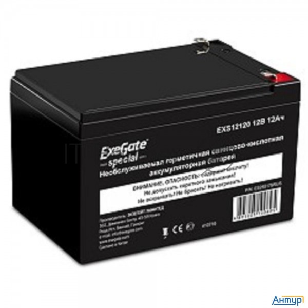 Батарея Exegate Special Dt 1212/exs12120 (12v 12ah) клеммы F1