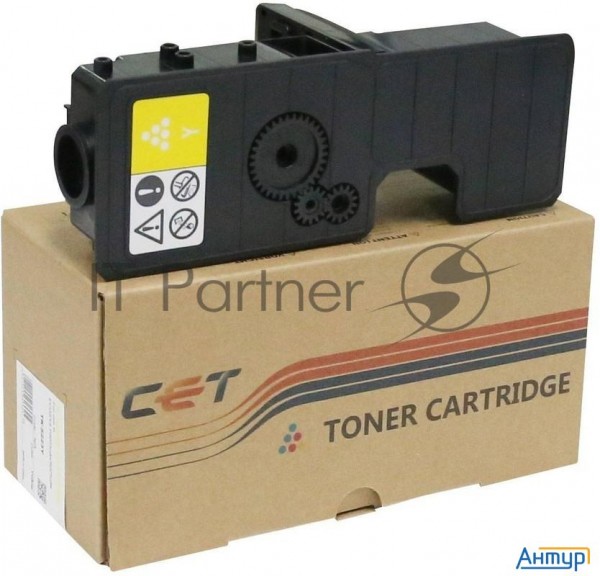 Тонер-картридж (pk208) Tk-5240y для Kyocera Ecosys P5026cdn/m5526cdn (cet) Yellow, 45г, 3000 стр., C