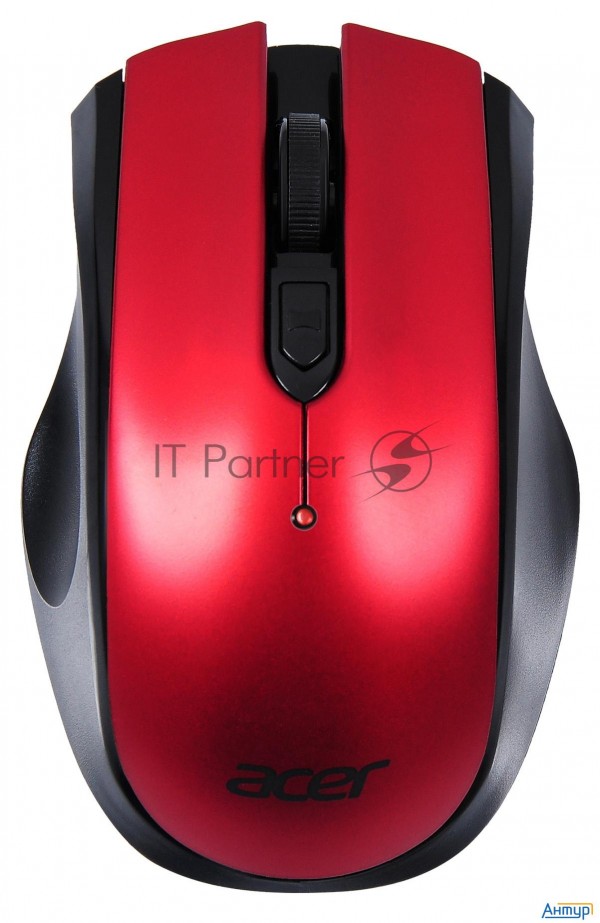Мышь Acer Omr032 черный/красный оптическая (1600dpi) беспроводная Usb (4but)