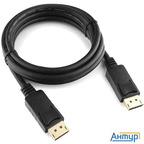 Кабель Displayport Cablexpert, V1.3, 2м, 20m/20m, черный, экран, пакет (cc-dp3-2m)