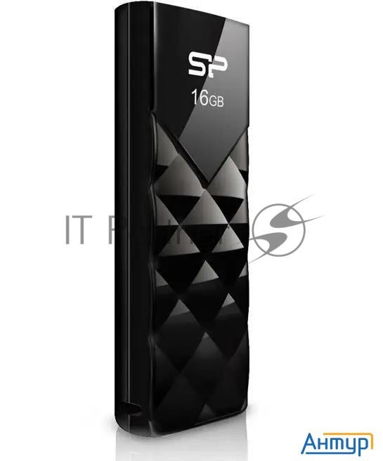 Флеш Диск Silicon Power 16gb Ultima U03 Sp016gbuf2u03v1k Usb2.0 черный