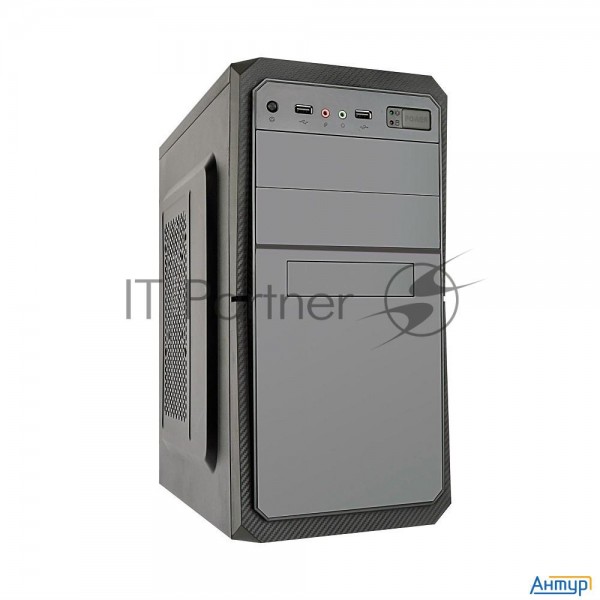 Корпус Exegate Ex284027rus Minitower Ba-202 Black, Matx, <без БП>, 2*usb, Audio