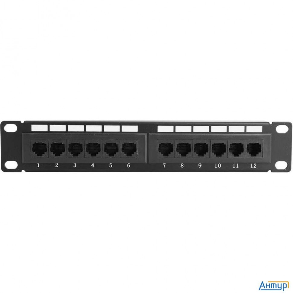 5bites Патч-панель Ppu55-10 Utp / 5e / 12p / Krone / 110 / Dual Idc / 1u / 10"