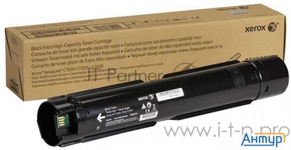 Xerox 106r03745 Тонер-картридж для Xerox Versalink C7020/ 7025/ 7030, чёрный, 23.6К