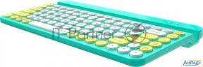 Клавиатура A4tech Fstyler Fbk30 зеленый Usb беспроводная Bt/radio Slim Multimedia (fbk30 Avocado)