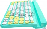 Клавиатура A4tech Fstyler Fbk30 зеленый Usb беспроводная Bt/radio Slim Multimedia (fbk30 Avocado)