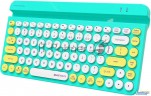 Клавиатура A4tech Fstyler Fbk30 зеленый Usb беспроводная Bt/radio Slim Multimedia (fbk30 Avocado)