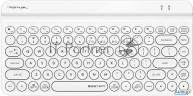 Клавиатура A4tech Fstyler Fbk30 зеленый Usb беспроводная Bt/radio Slim Multimedia (fbk30 Avocado)