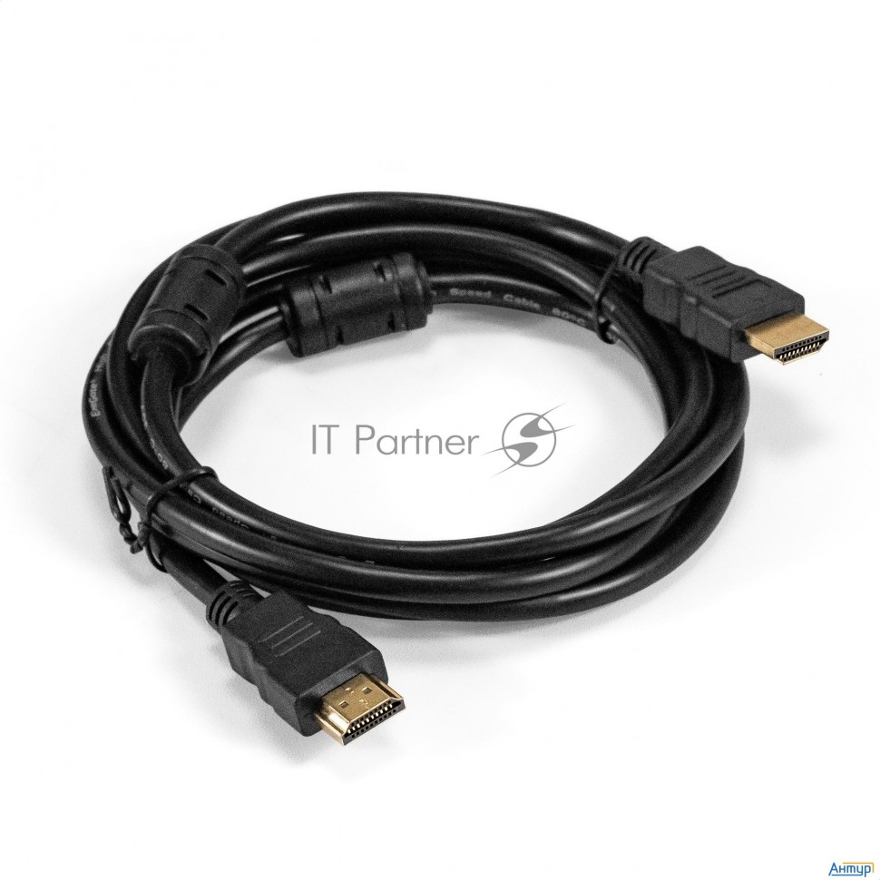 Exegate Ex294689rus Кабель Hdmi Exegate Ex-cc-hdmi-2.0f (19m/19m, 2м, V1.4b, ферритовые кольца, позо