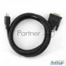 Кабель Hdmi-dvi Gembird, 3.0м, 19m/19m, Single Link, черный, позол.разъемы, экран Cc-hdmi-dvi-10