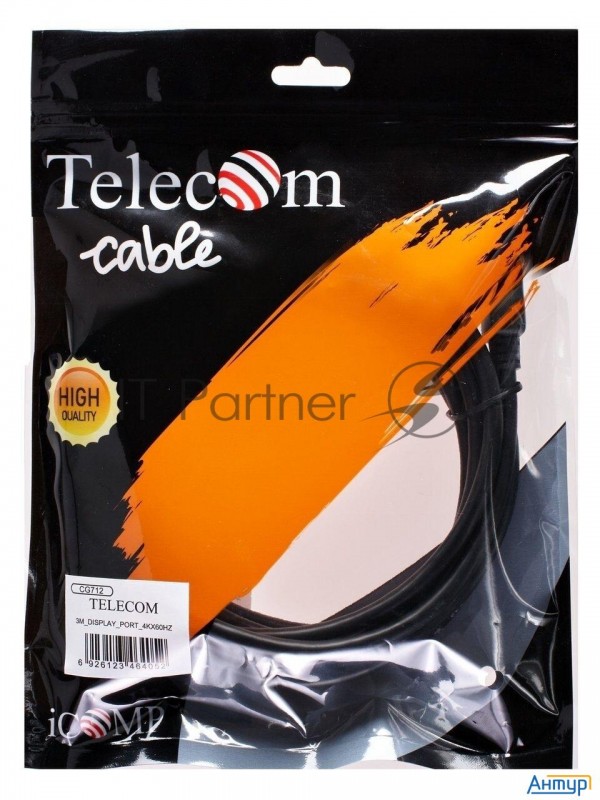 Кабель соединительный Telecom Displayport Dp-dp 1.2v 4k@60hz  5м <cg712-5m>