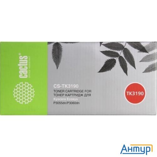 Cactus Tk-3190 Картридж для Kyocera Ecosys P3055dn/p3060dn, 25К  чипом