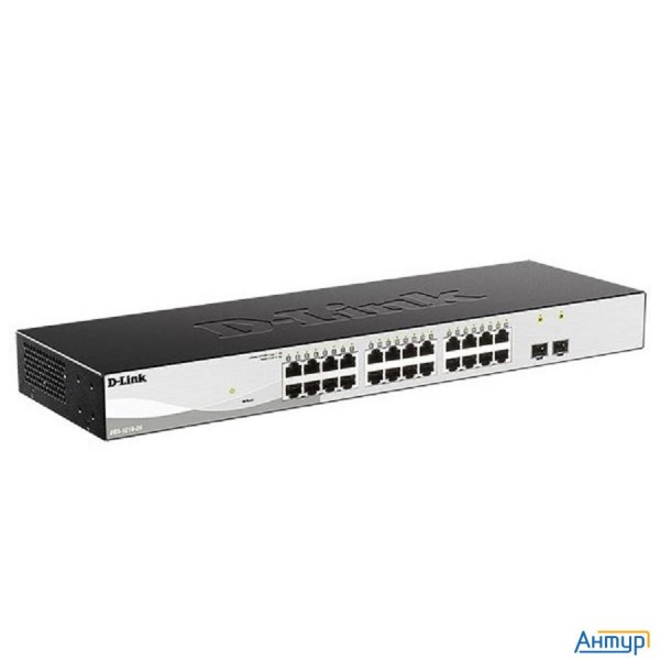 D-link Dgs-1210-26/f3a Настраиваемый L2 коммутатор с 24 портами 10/100/1000base-t и 2 портами 1000ba