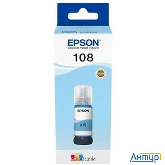 Epson C13t09c54a  Картридж 108 Ecotank Ink для Epson L8050/l18050, Light Cyan 70ml