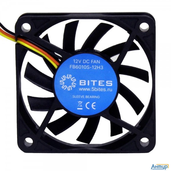 5bites Вентилятор Fb6010s-12h3 60x10 / Sleeve / 3800rpm / 3p