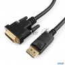 Кабель Displayport-dvi Gembird/cablexpert  1м, 20m/19m, черный, экран, пакет(cc-dpm-dvim-1m)