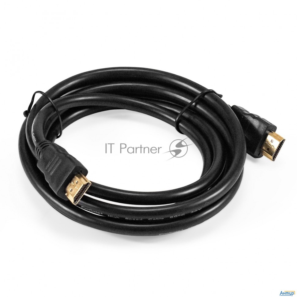 Exegate Ex294697rus Кабель Hdmi Exegate Ex-cc-hdmi2-1.5 (19m/19m, V2.0, 1,5м, 4k Uhd, Ethernet, позо