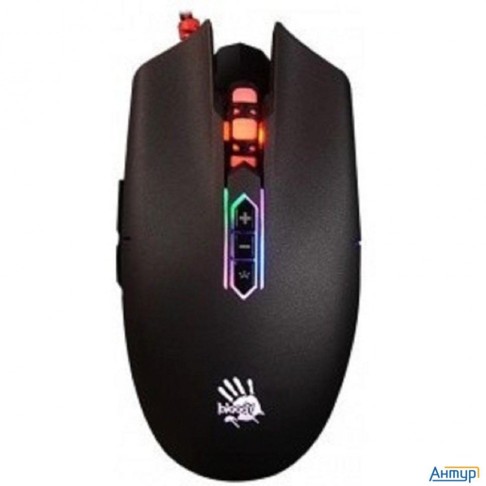 A-4tech Мышь Bloody Q80 черный оптическая (3200dpi) Usb игровая (8but) [482452]