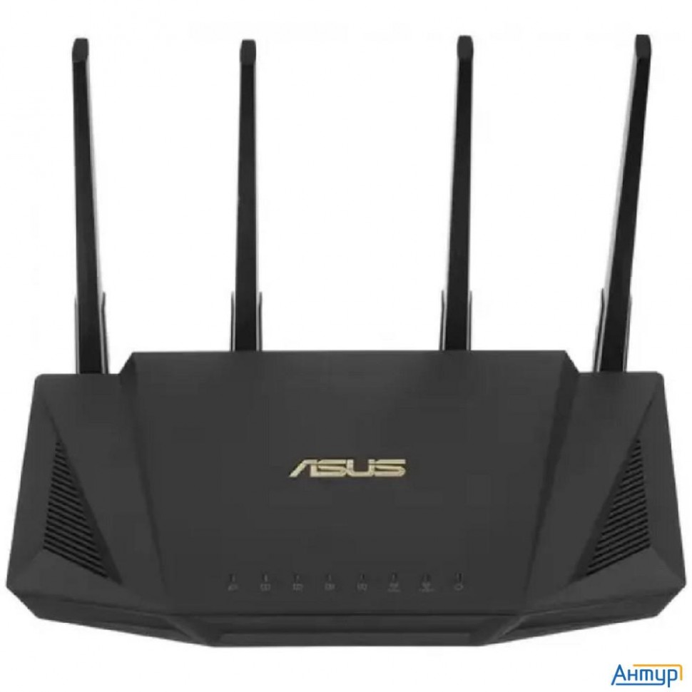 Роутер беспроводной Asus Rt-ax58u V2 4 Lan, 1000 Мбит/с, 4 (802.11n), 5 (802.11ac), 6 (802.11ax), 1