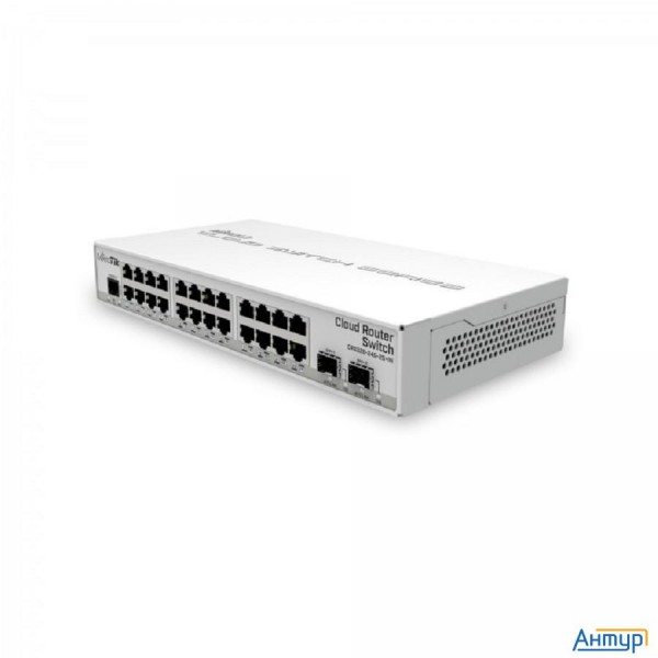 Mikrotik Crs326-24g-2s+in Коммутатор,24gigabit Ethernet, 2 Sfp+ настольное исполнение