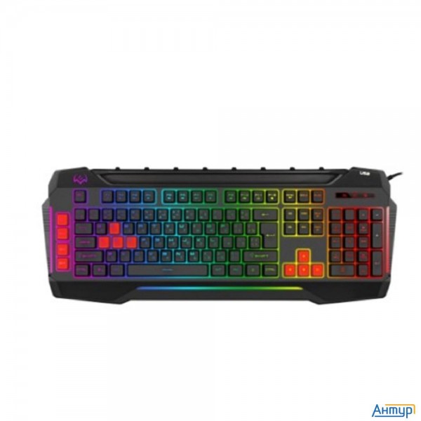 Игровая клавиатура Sven Kb-g8800 Sv-017675 109 кл, макросы, Rgb-подсветка, звук. индикация, Usb-порт