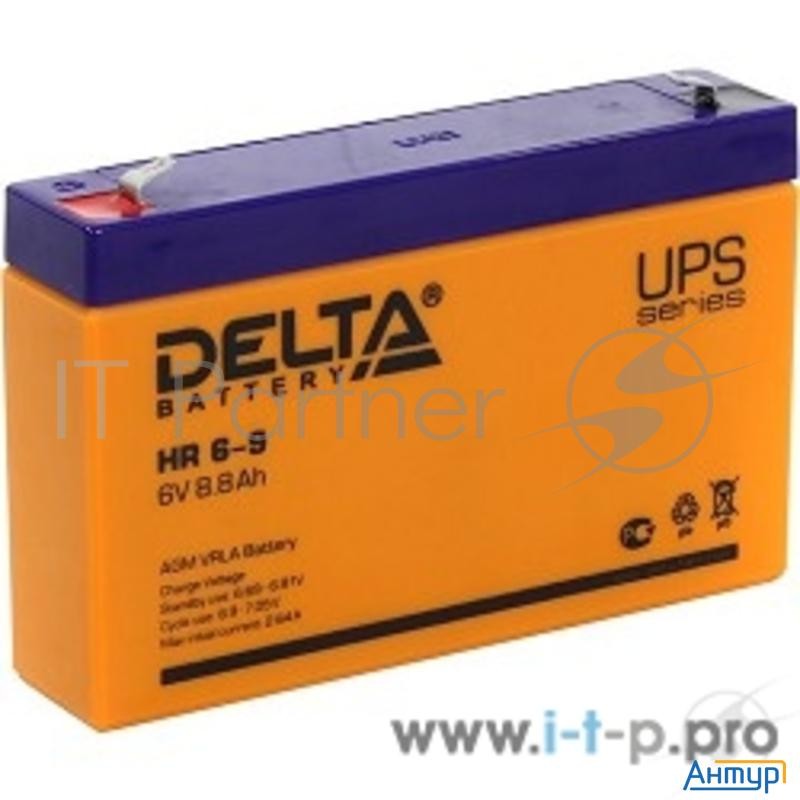 Батарея Delta Hr 6-9 (634w) (6v, 9ah)