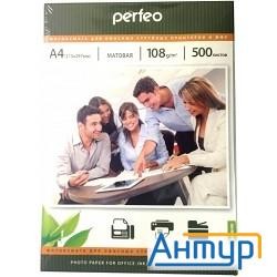Perfeo Pf-mta4-108/500  Бумага Perfeo матовая , А4 108 г/м2, 500 л