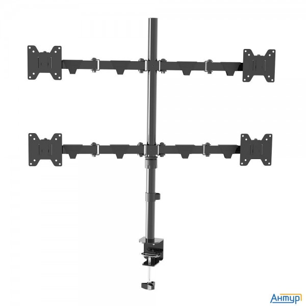 Wize [wdm4-26] Настольное крепление для четырех мониторов 14"-26", Vesa 75x75, 100x100, макс. нагруз
