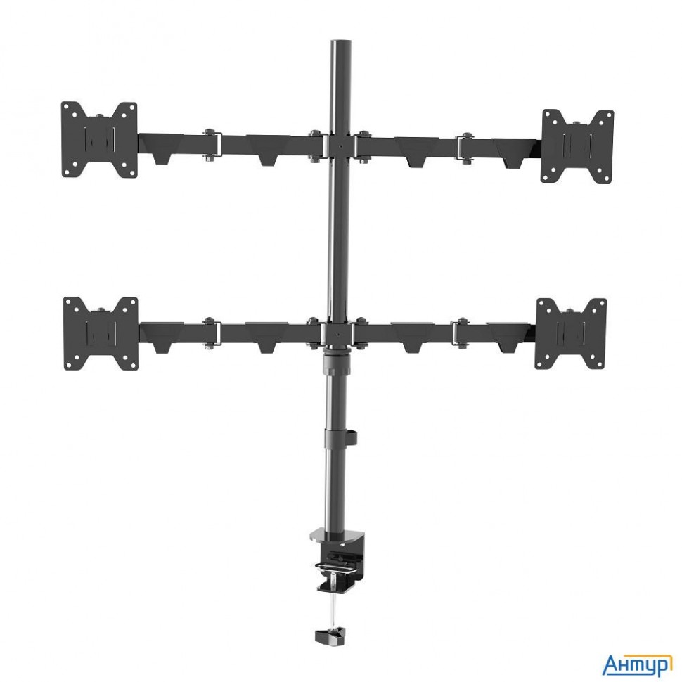 Wize [wdm4-26] Настольное крепление для четырех мониторов 14"-26", Vesa 75x75, 100x100, макс. нагруз