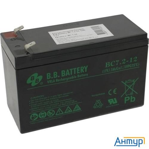B.b. Battery Аккумулятор Bc 7.2-12  (12v 7,2ah)