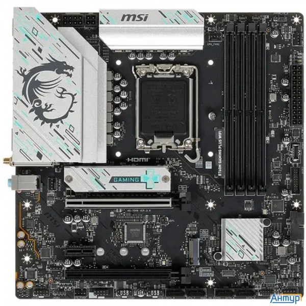 Материнская плата Msi B760m Gaming Plus Wifi, Lga 1700, Intel B760, Matx, Ret