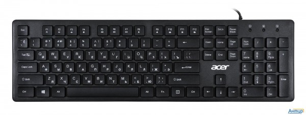 Клавиатура Acer Okw020 черный Slim
