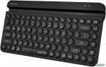 Клавиатура A4tech Fstyler Fbk30 черный/серый Usb беспроводная Bt/radio Slim Multimedia (fbk30 Blackc