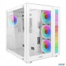 Ginzzu V570 Rgb подсветка, контроллер Crc10, 4* 12rw6 Fan 12cm Rgb, закаленное стекло 1*usb 3.0,1*us