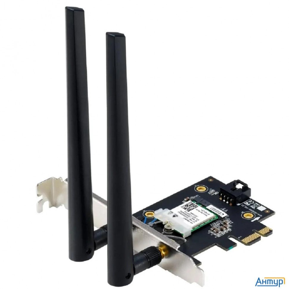 Сетевой адаптер Wi-fi+ Bluetooth Asus Pce-be6500, Wi-fi 7 Be6500, Bt 5.4, Pci-express X 1 (pce-be650
