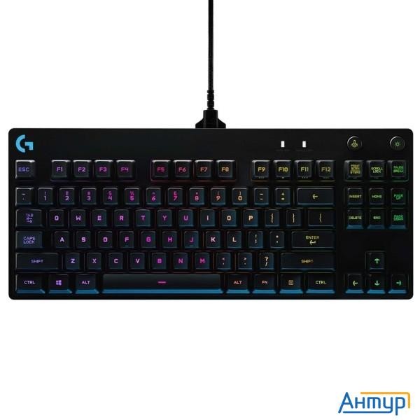 920-009393 Logitech Клавиатура Gaming Pro механическая черный Usb For Gamer Led