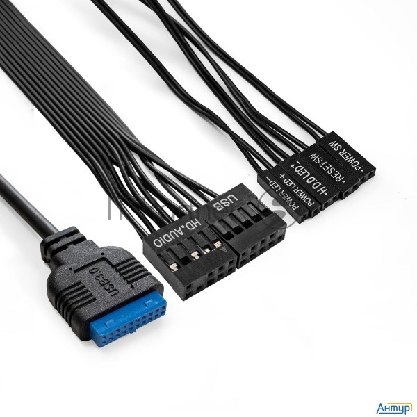 Exegate Ex292347rus Корпус Minitower Exegate Baa-113 (matx, без БП, 2*usb, аудио, черный)