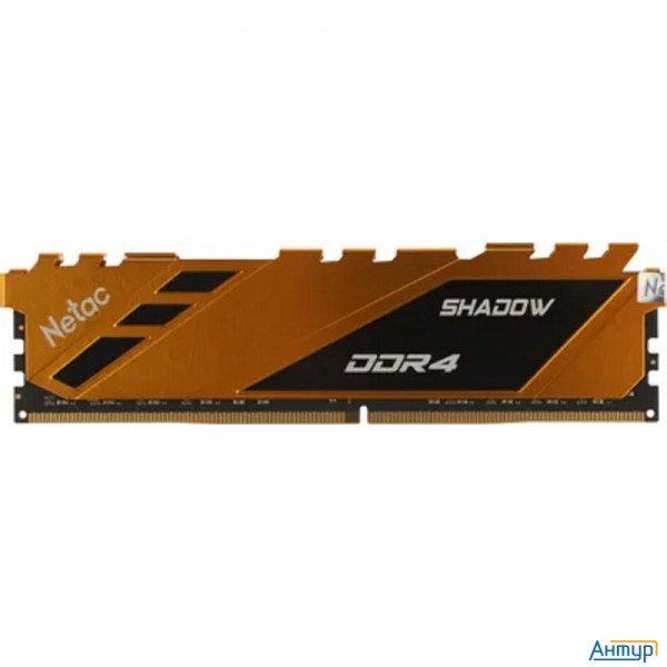 Память Ddr4 16gb 3200mhz Netac Ntsdd4p32sp-16y Shadow Rtl Pc4-25600 Cl16 Dimm 288-pin 1.35В