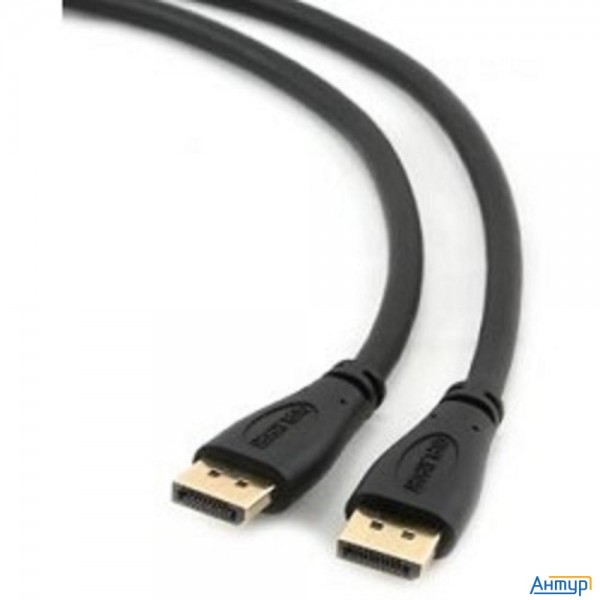 Кабель Displayport Gembird/cablexpert, V1.2 (скорость передачи до 21.6Гбит/с), 3м, 20m/20m, черный,